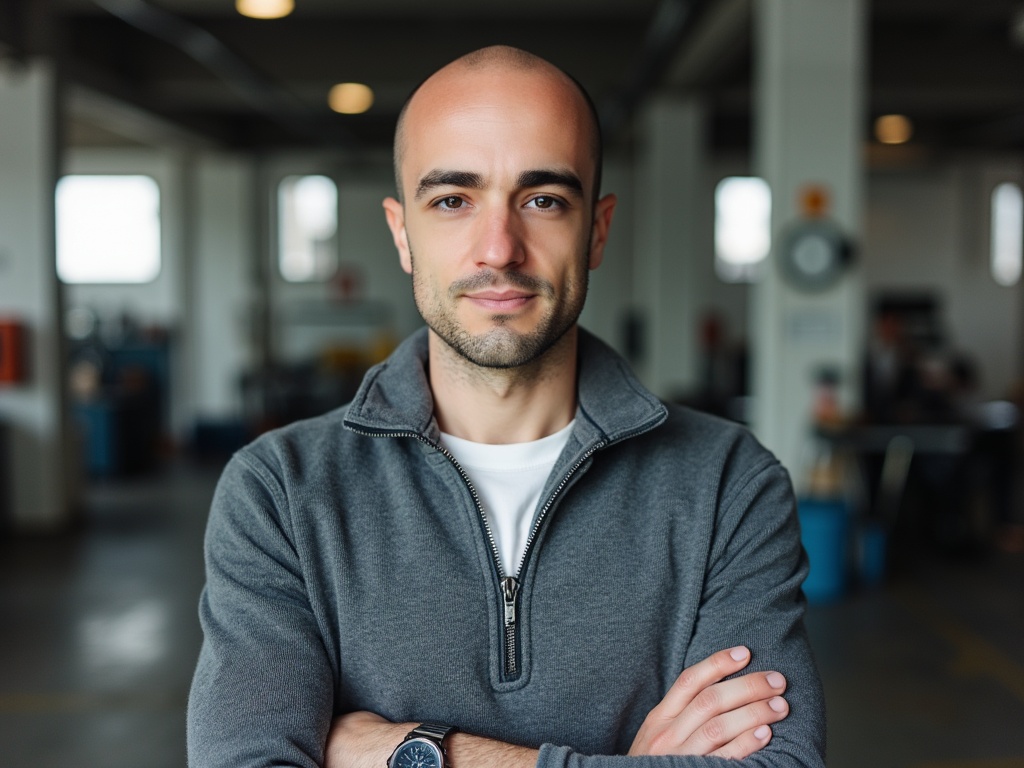 My corporate AI headshot, generated by HeadshotKiwi.