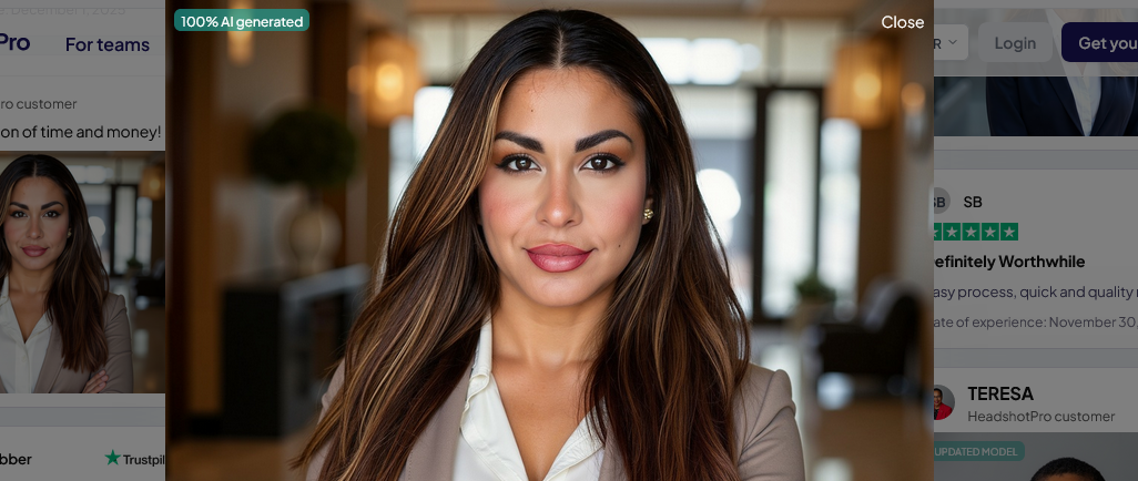 AI-generated headshot by HeadshotPro.