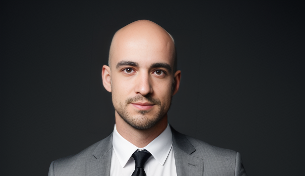 AI headshot generated by a free AI headshot generator.